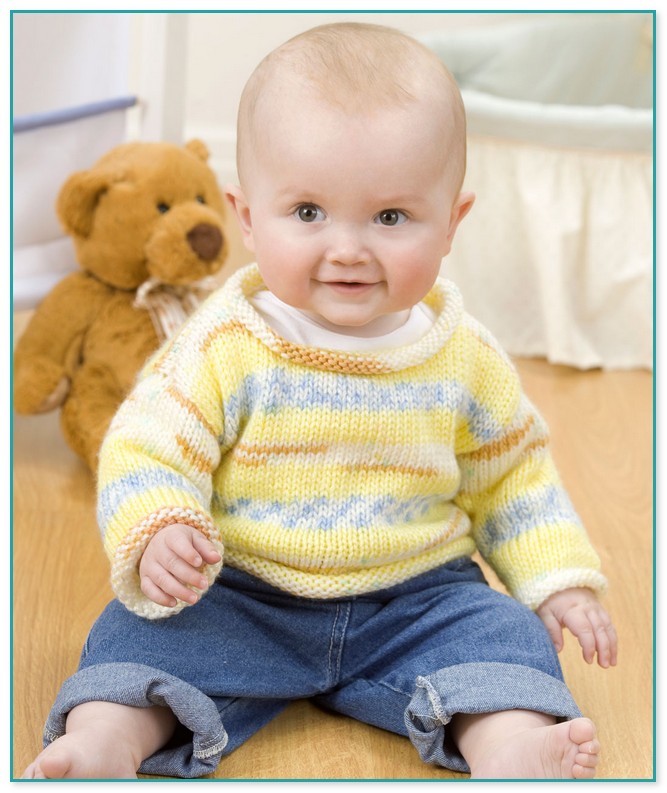 Anleitung Für Baby Pullover Stricken 2