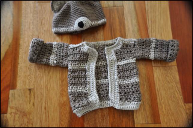 Crochet Baby Boy Sweater Set Patterns