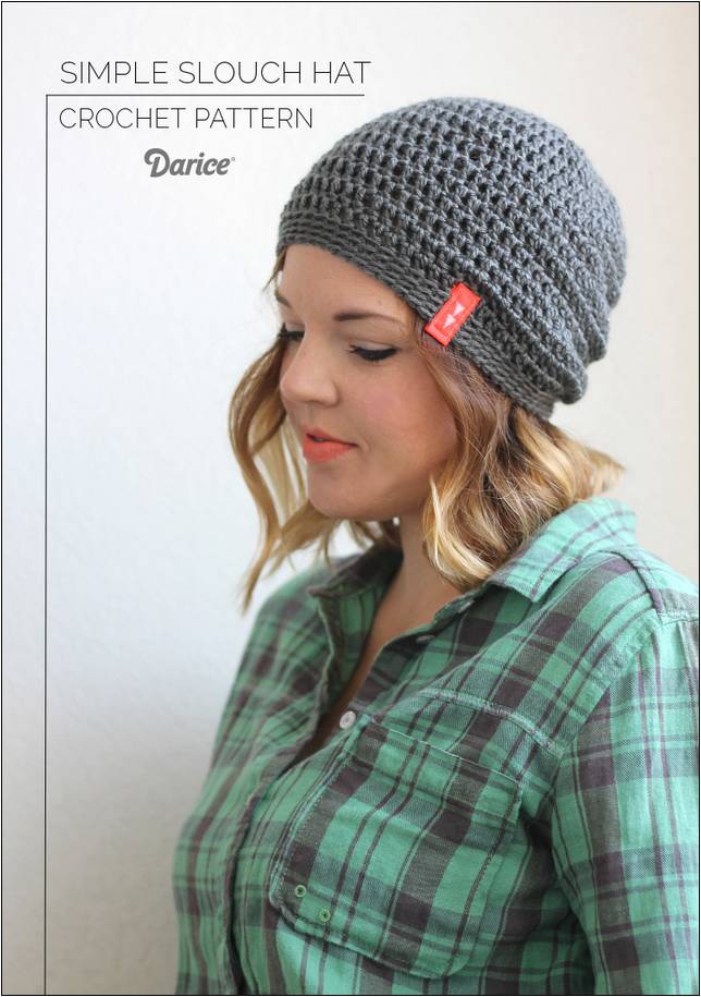Simple Slouchy Hat Pattern